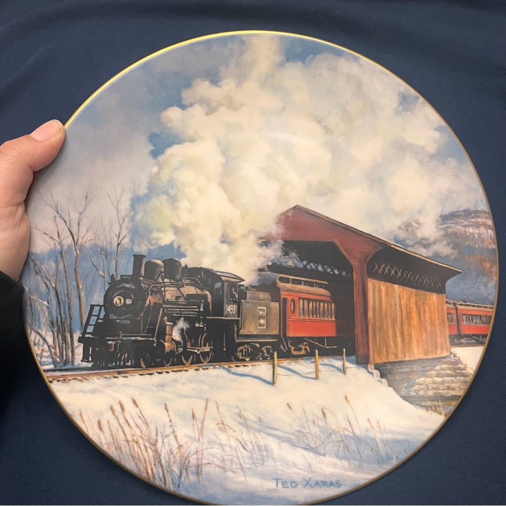 Christian Bell Porcelain “Winter on the Boston & Maine”